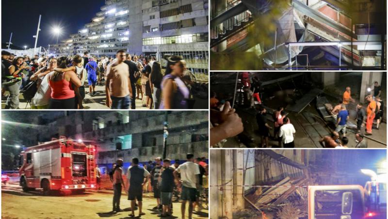 Doi morţi şi 13 răniţi, dintre care 7 sunt copii, după ce balconul unui bloc de locuinţe s-a prăbuşit în Napoli, Italia