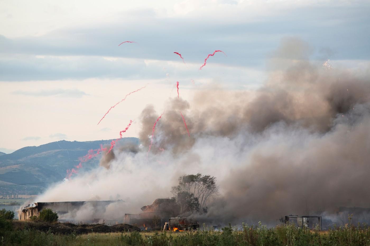 Explozie puternică la un depozit de artificii de lângă Sofia. Două persoane au fost rănite grav