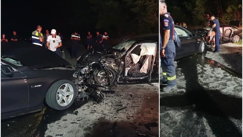 Accident cumplit în Gorj, între două maşini. Şapte persoane rănite, între care o fetiţă de cinci ani