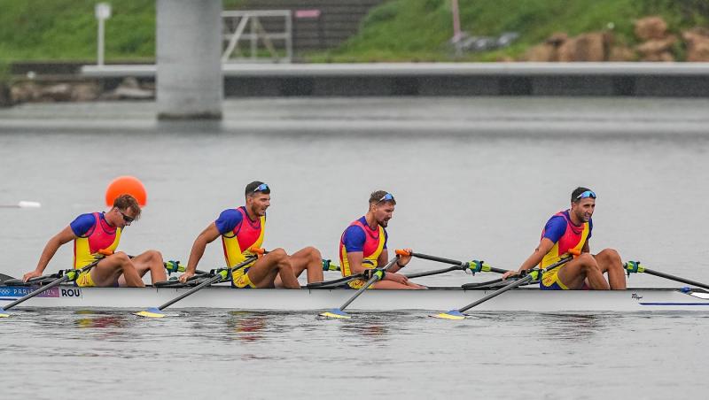 JO 2024. România a ratat calificarea în Finala A la proba de patru vâsle masculin