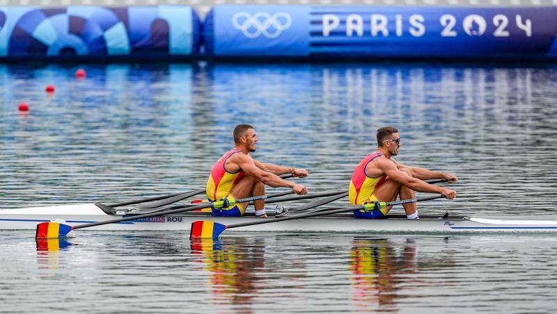 Marian Florian Enache şi Andrei Sebastian Cornea s-au calificat în finala la dublu vâsle de la JO 2024