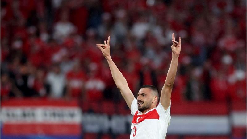EURO 2024. Merih Demiral, suspendat două meciuri, după gestul controversat făcut pe teren în timpul partidei cu Austria