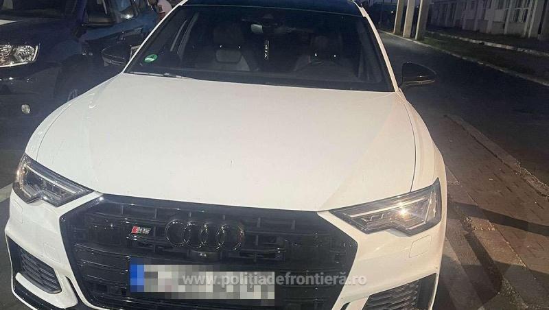 Un cetățean german a încercat să iasă din România cu un Audi de 250.000 de lei. Ce au descoperit polițiștii la vamă