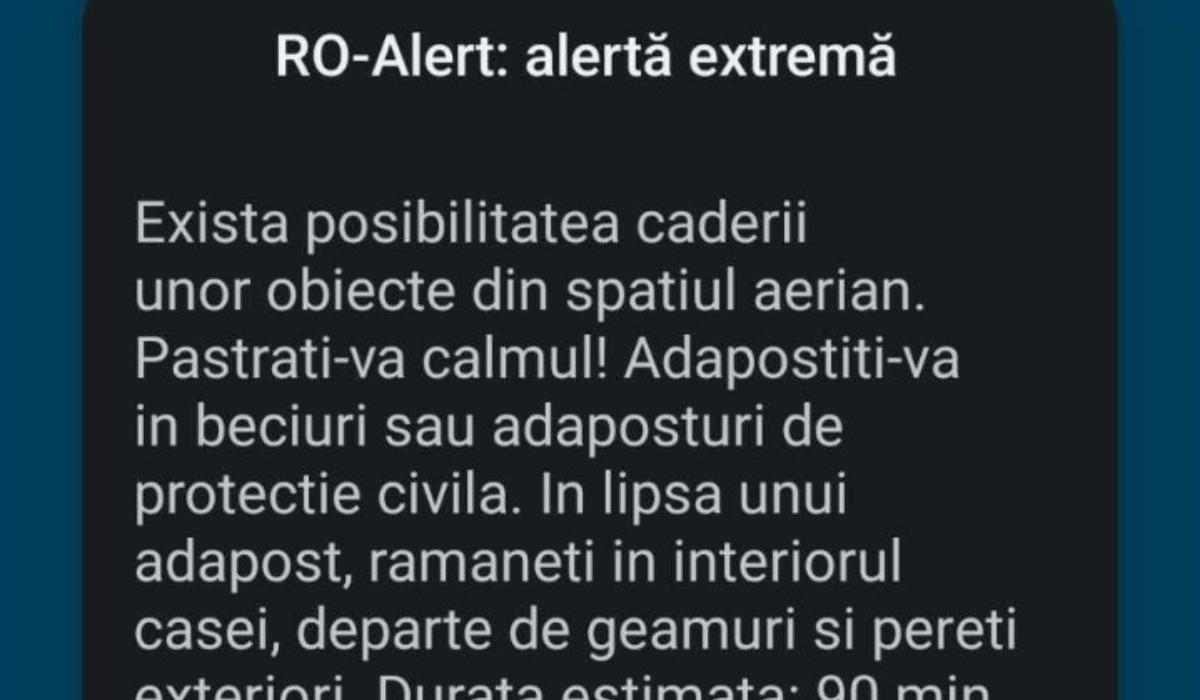 S-a dat alarma în Tulcea, după ce MApN a identificat drone care se apropiau de teritoriul țării. Localnicii au fost avertizați prin RO-Alert