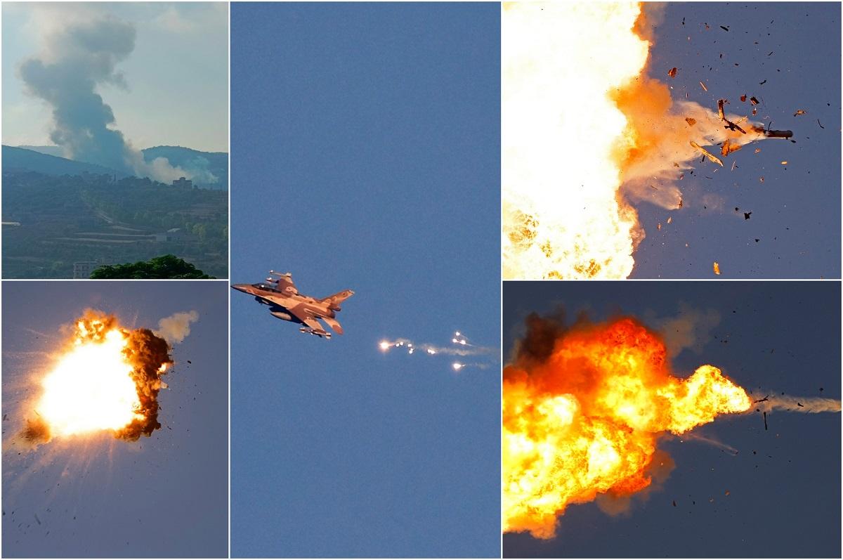 Situație de urgență în Israel. 100 de avioane au lansat un atac preventiv în Liban. Hezbollah a tras cu 300 de rachete, ca să-l răzbune pe Fuad Shukr