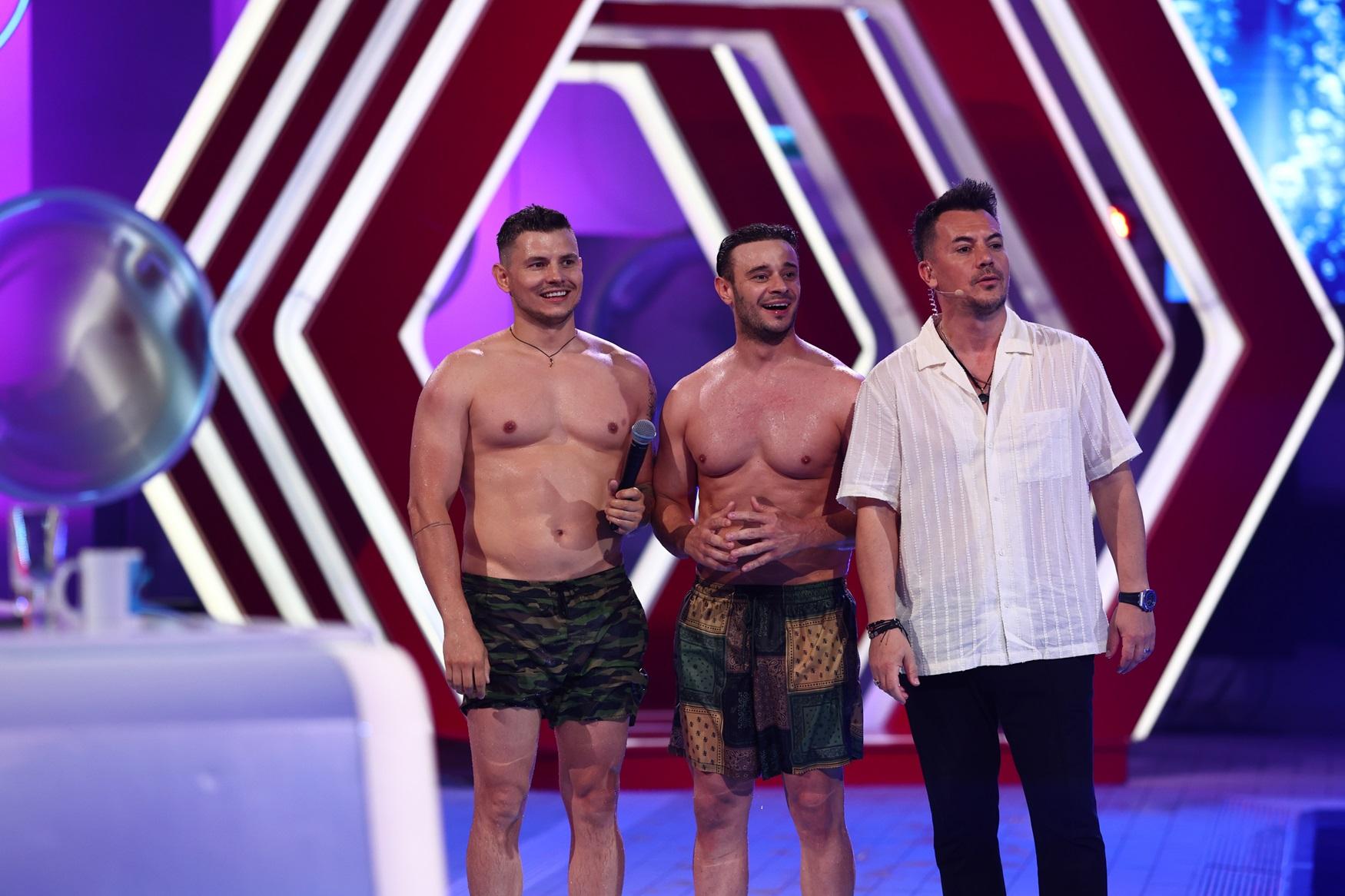 Dima Trofim și Dima Melnic, săritură în tandem la Splash! Vedete la Apă. "Să nu te prind că începi să mă încurajezi, că nu ajută!"