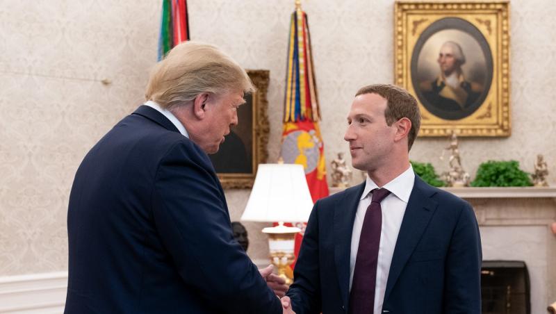 Trump îl amenință pe Zuckerberg cu "închisoare pe viață" dacă Facebook va încerca să influențeze alegerile prezidențiale