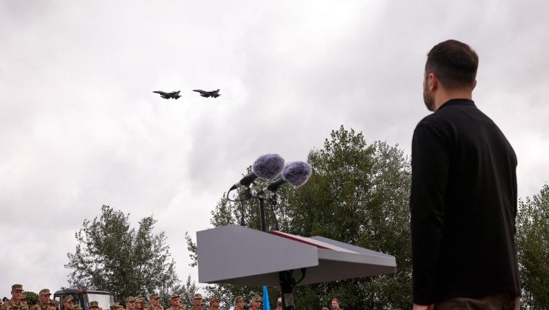 Decizie radicală după ce Ucraina a pierdut primul avion F16. Zelenski l-a demis pe comandantul Forţelor Aeriene