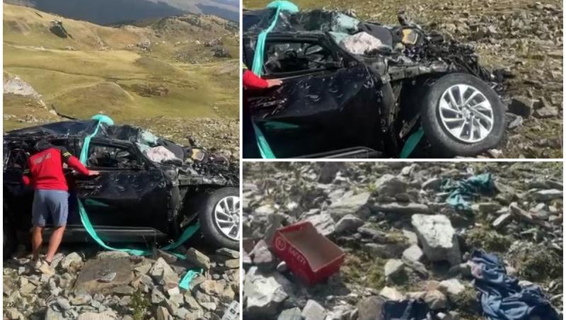 Sinucidere pe Transalpina: Un bărbat din Alba, dispărut de câteva zile, găsit mort în maşina făcută praf