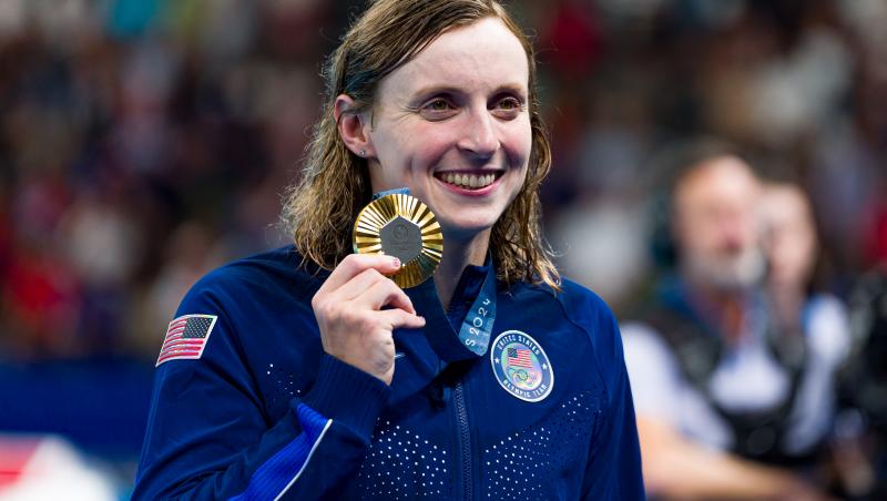 Legendara Katie Ledecky a câştigat a noua sa medalie de aur la Jocurile Olimpice. Sportiva a egalat astfel recordul all-time la feminin