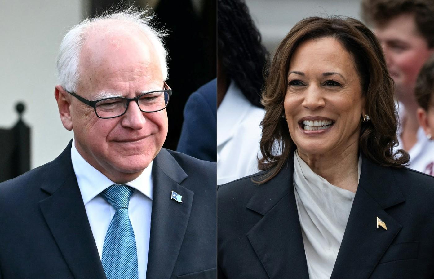 Tim Walz Kamala Harris