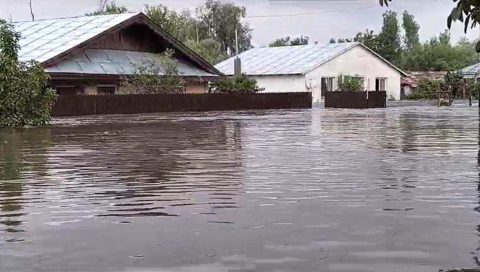 Imaginile dezastrului în județul Galați, după ploile torențiale