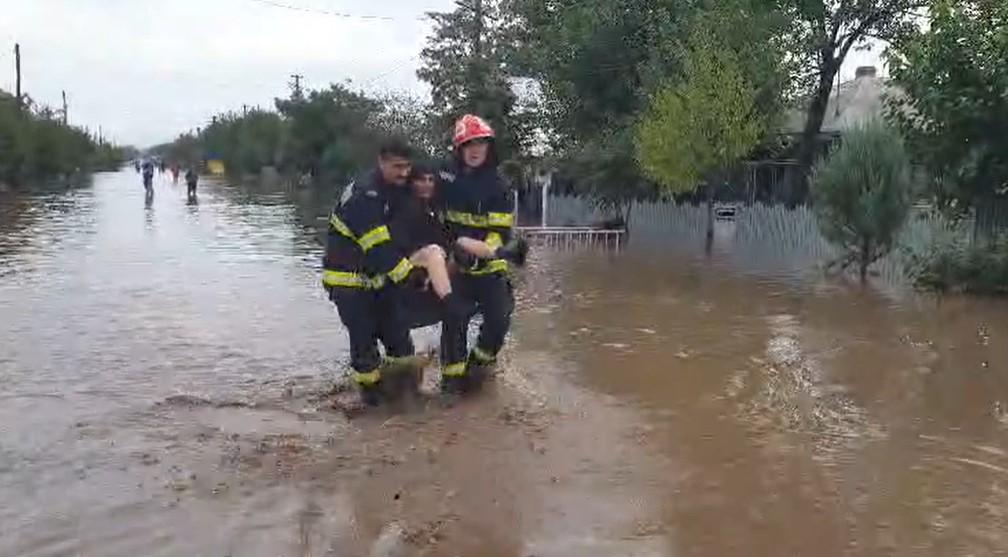 Imaginile dezastrului în județul Galați, după ploile torențiale