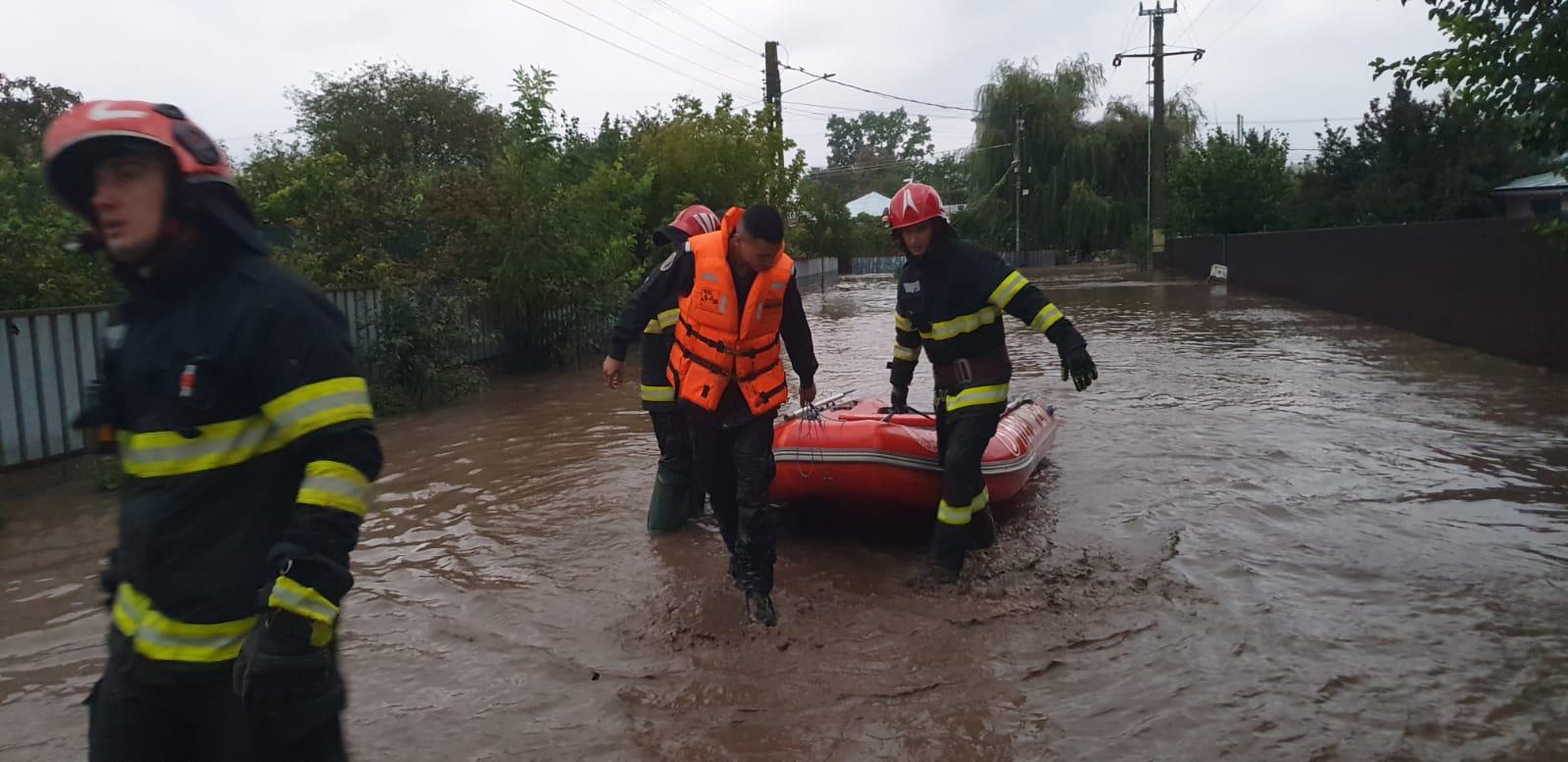 Imaginile dezastrului în județul Galați, după ploile torențiale