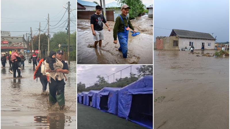 LIVE TEXT. Bilanţul inundaţiilor din Galaţi a crescut la 6 morţi. O persoană dată dispărută în Pechea, găsită în viaţă / Codul roşu de inundaţii, prelungit pană luni