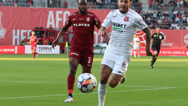 FC Hermannstadt - CFR Cluj 0-0 în Superliga de fotbal. Niciun gol înscris în confruntarea de la Sibiu