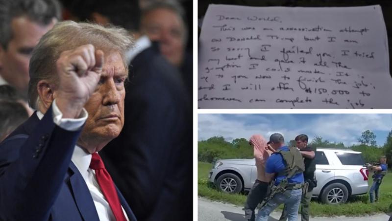 Planul de a-l ucide pe Donald Trump detaliat într-o scrisoare de Ryan Routh, bărbatul care ar fi încercat să-l asasineze