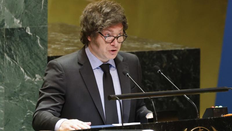 Președintele Argentinei Javier Milei a certat ONU pentru tendințele "woke" și "colectivism": "Trăiască libertatea, la naiba!"