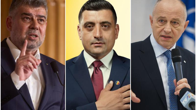 Sondaj alegeri prezidenţiale: Ciolacu - 24%, Simion - 19%, Geoană - 16%, Ciucă - 13%, Lasconi - 13%