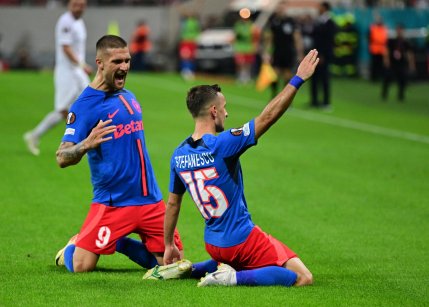 FCSB a învins-o cu 4-1 pe FK RFS în Europa League