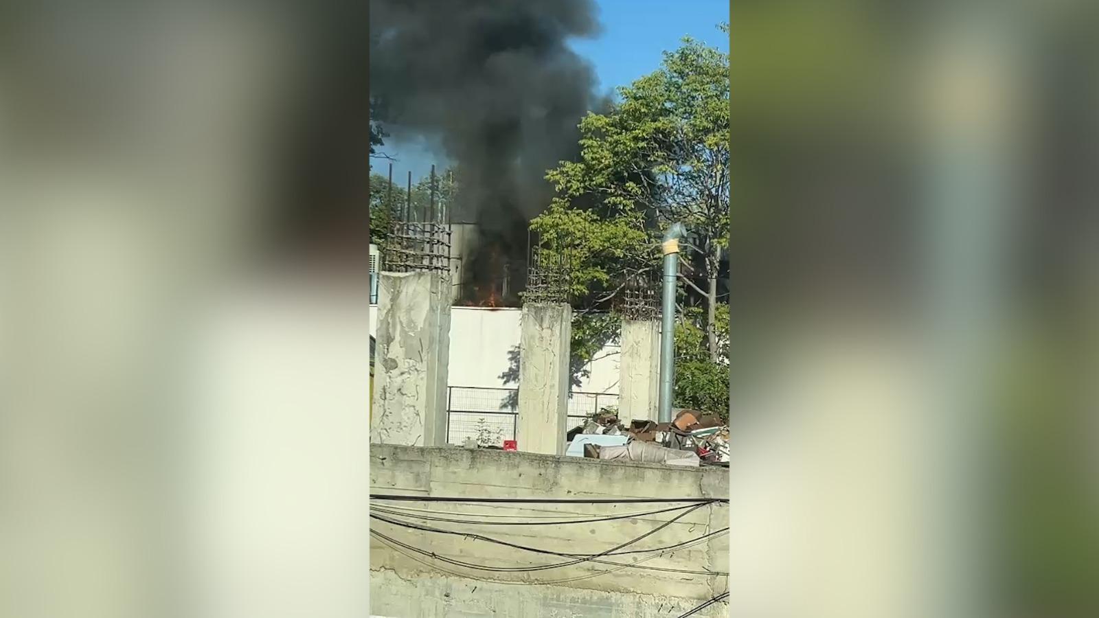 incendiu cinematograful gloria vazut de departe