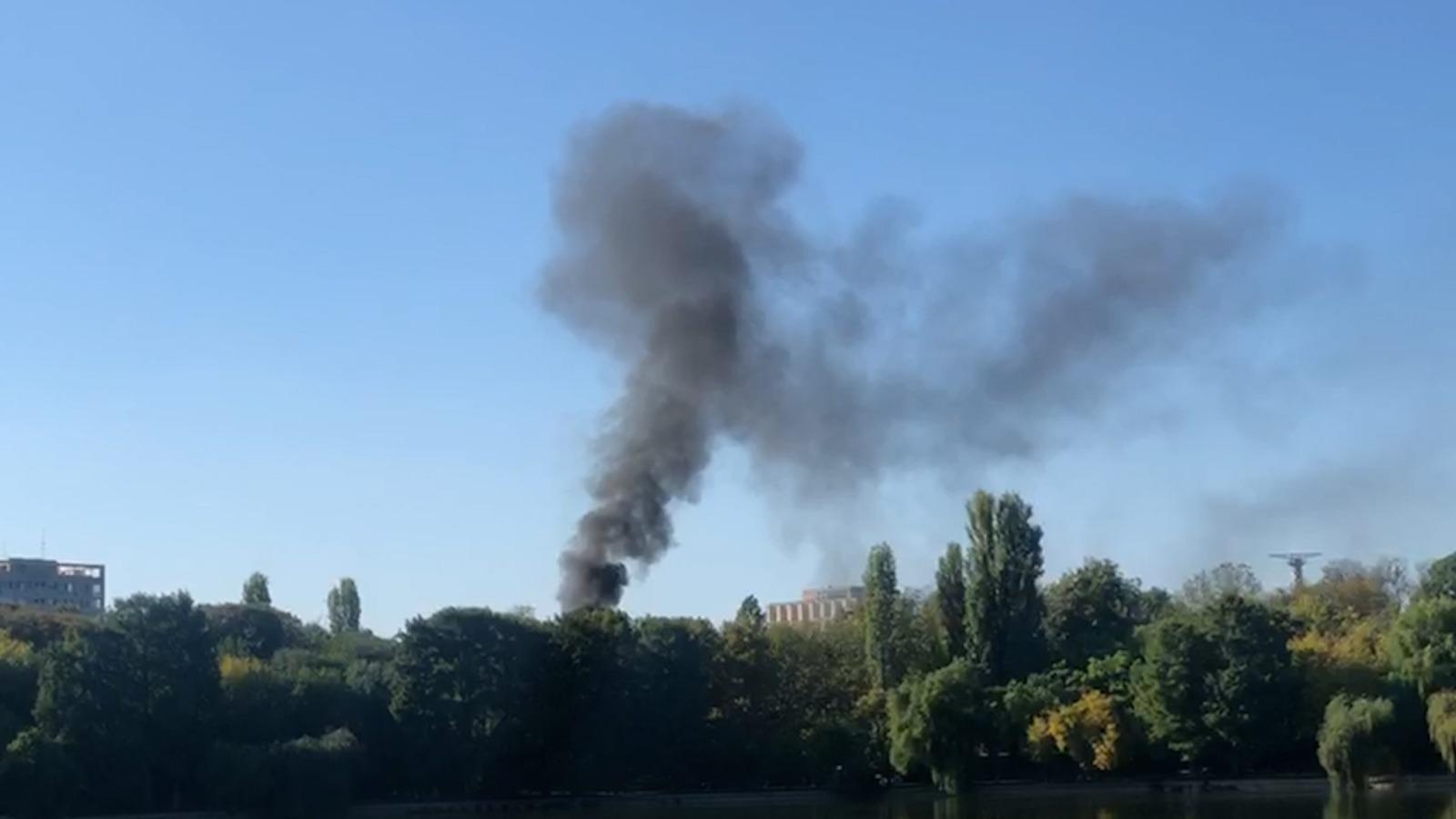 incendiu cinematograful gloria vazut de departe