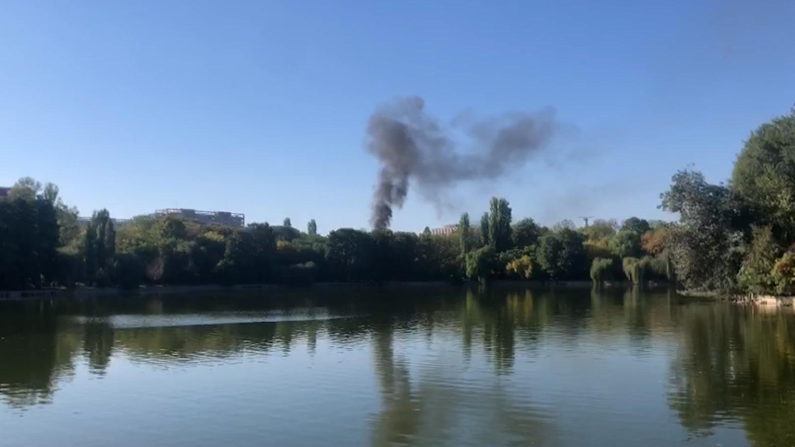 incendiu cinematograful gloria vazut de departe