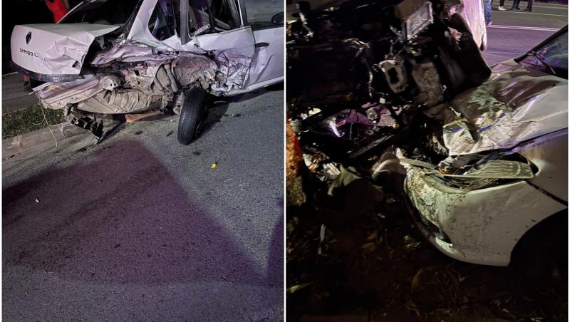 Şoferiţă de 25 de ani, moartă într-un accident cumplit în Târgovişte. A pierdut controlul volanului şi s-a izbit puternic de o altă maşină