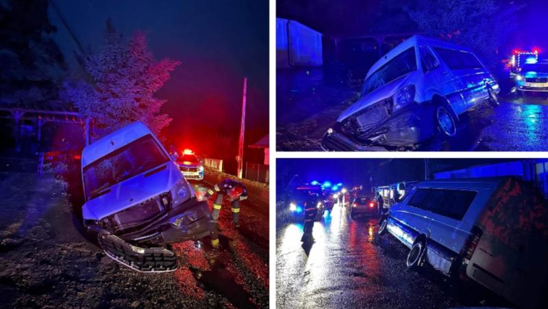 Planul Roşu, activat în Suceava după un accident în care a fost implicat un microbuz: 10 oameni au nevoie de îngrijiri medicale