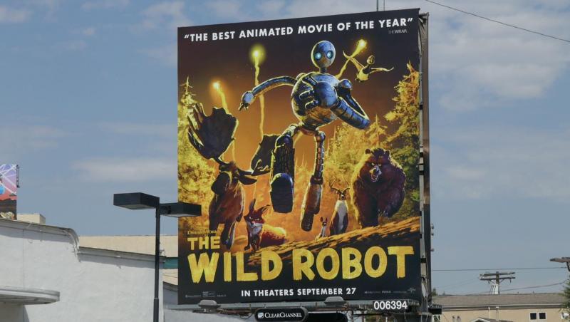 Filmul "The Wild Robot", încasări de 35 de milioane de dolari de la lansare. "Megalopolis", debut dezastruos