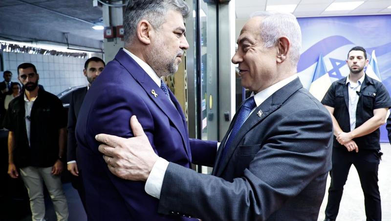 Ciolacu, primit de Benjamin Netanyahu. Premierul israelian, acuzat că prelungeşte războiul cu Hamas pentru a rămâne la putere