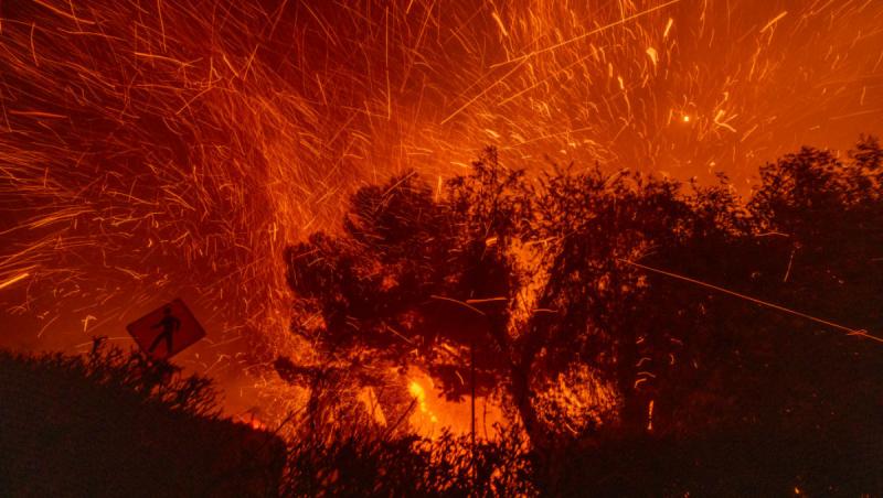 Bilanţul incendiilor din California a ajuns la 10 morţi. Flăcările se extind: E ca şi cum o bombă atomică ar fi fost aruncată