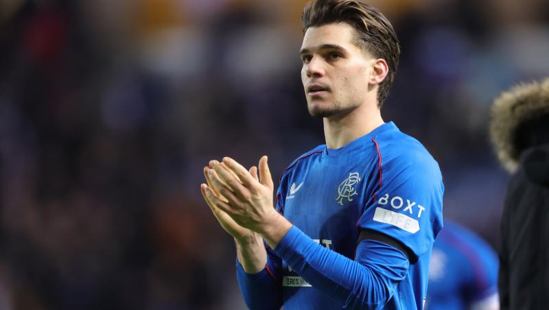 Dundee FC – Glasgow Rangers 1-1. Ianis Hagi a fost titular pentru al treilea meci consecutiv