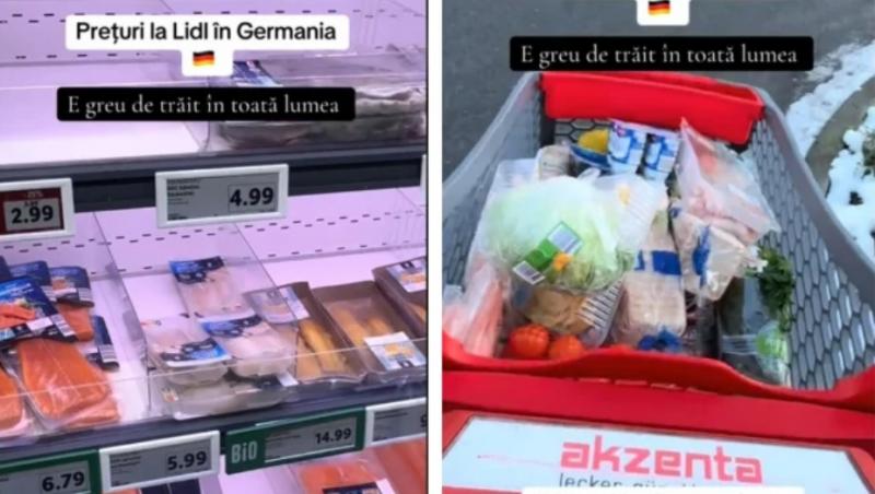 Comparaţia făcută de o româncă între preţurile din Lidl România şi acelaşi magazin din Germania. "Dacă tu câştigi 2.000 de euro, nu-ţi permiţi nimic"