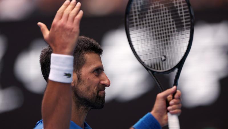 Recordul stabilit de Novak Djokovic la Australian Open. Sârbul l-a depăşit pe Roger Federer: "Îmi place competiţia"