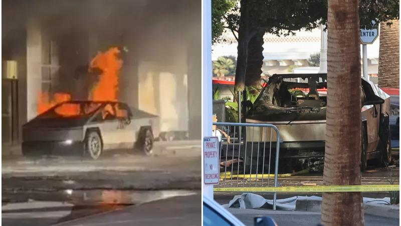 Reacția lui Elon Musk, după explozia Cybertruckului Tesla din  Las Vegas: "Ticăloșii au ales mașina greșită pentru un atac terorist"