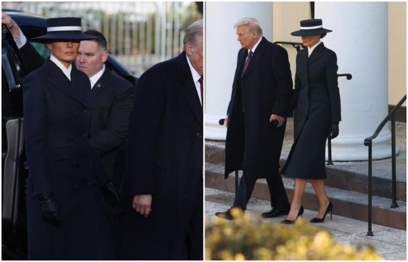 Melania Trump, ținută impecabilă la slujba religioasă de la învestirea lui Donald Trump Cât costă paltonul purtat