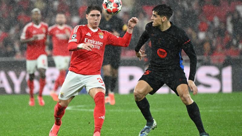 Thriller la Lisabona, Benfica - Barcelona 4-5 în Liga Campionilor. Istvan Kovacs a arbitrat Steaua Roşie - PSV, scor 2-3