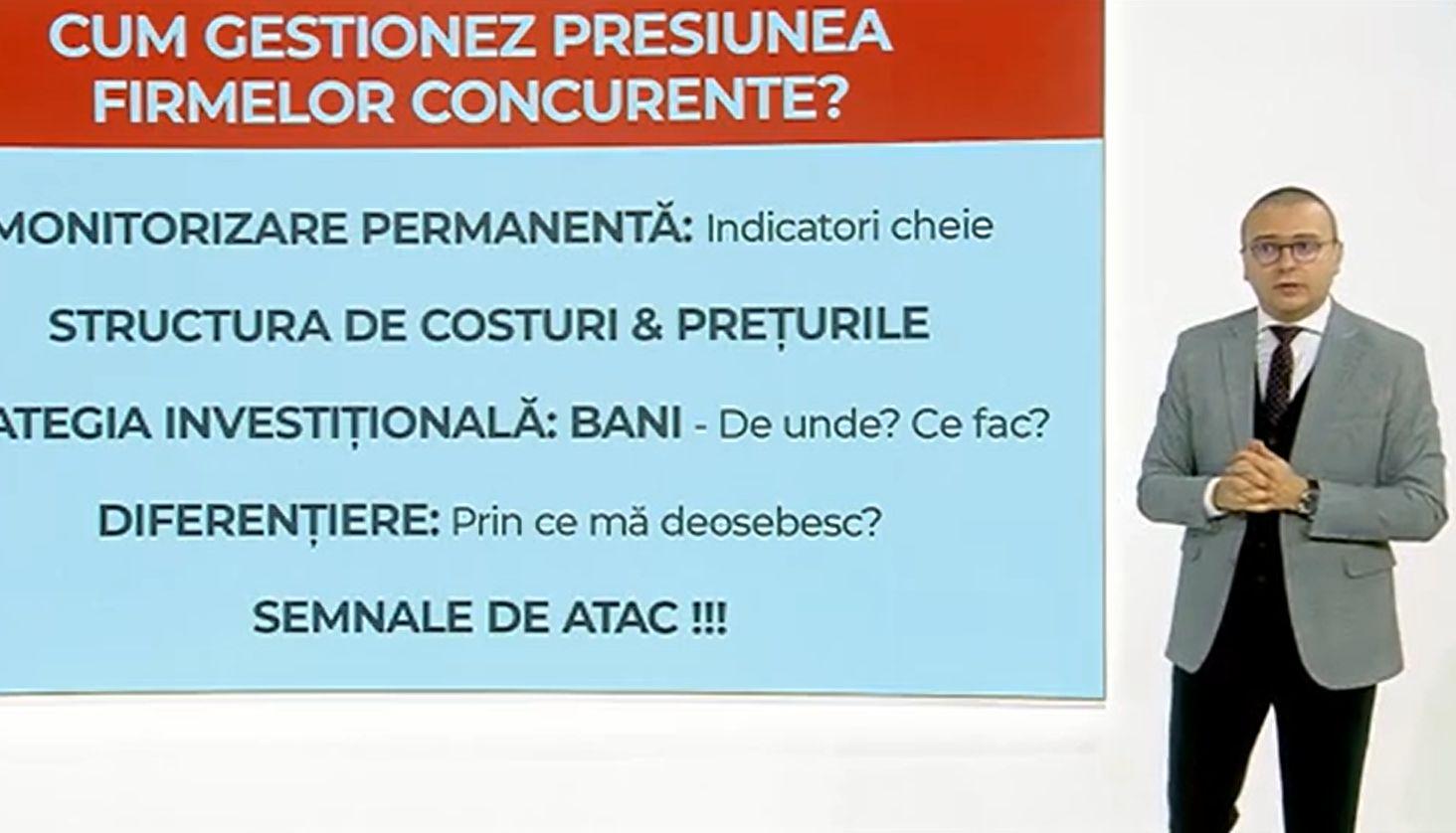 Iancu Guda, despre cum putem gestiona presiunea firmelor concurente