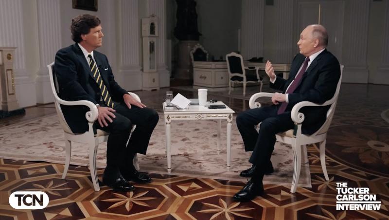 Administrația Biden a încercat să-l ucidă pe Putin, susţine Tucker Carlson. Reacţia Kremlinului