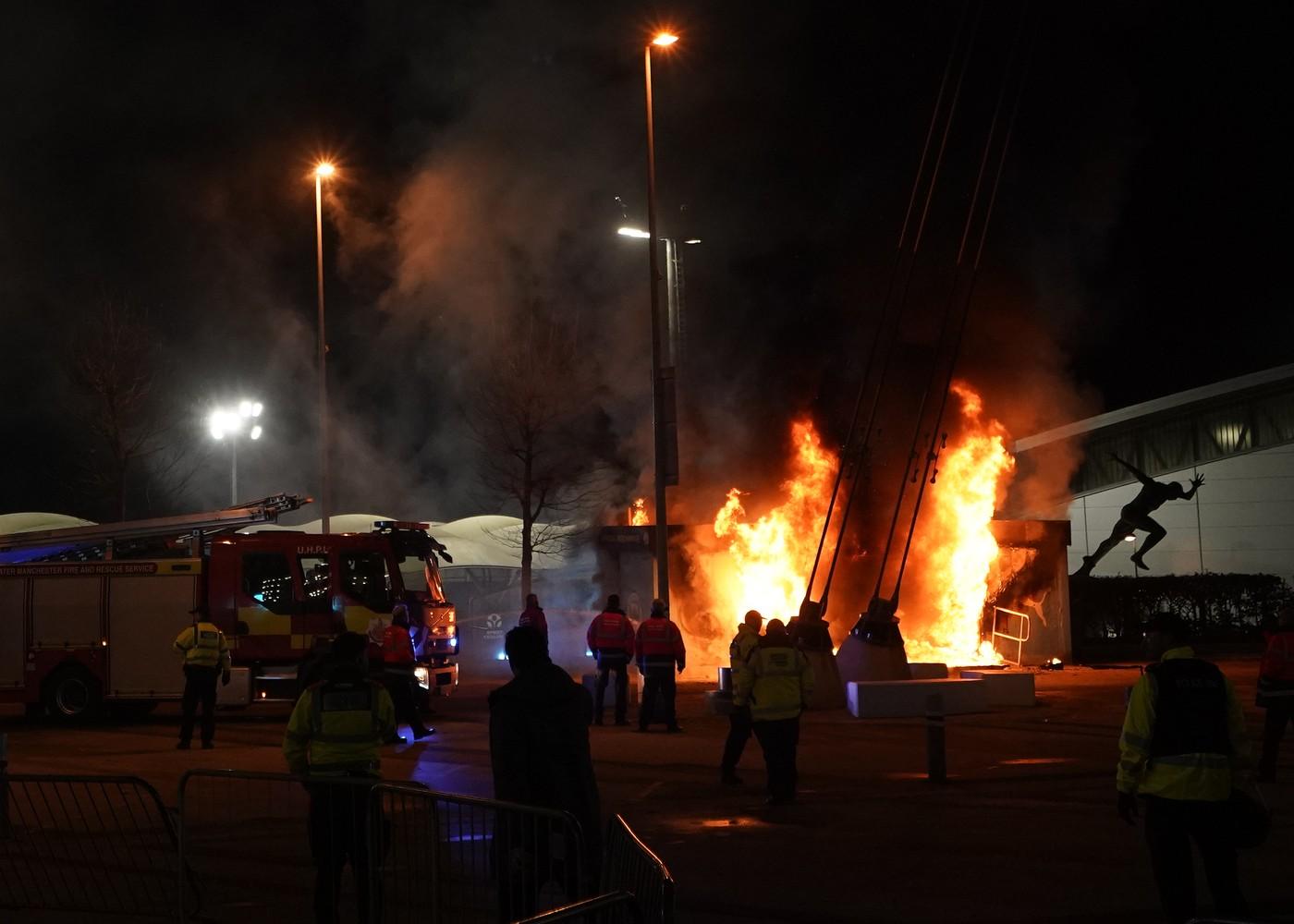 Incendiu lângă stadionul echipei Manchester City