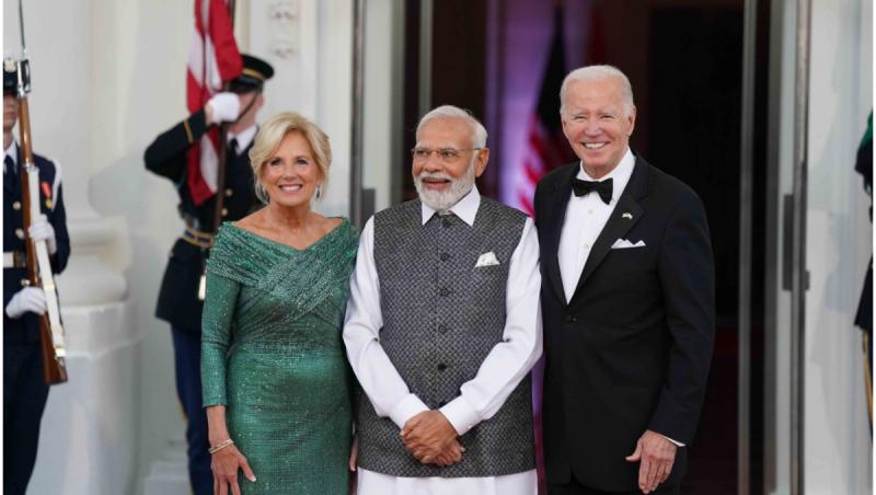 Cadou de protocol de 20.000$. Jill Biden a primit un diamant de 7,5 carate de la premierul indian, în 2023