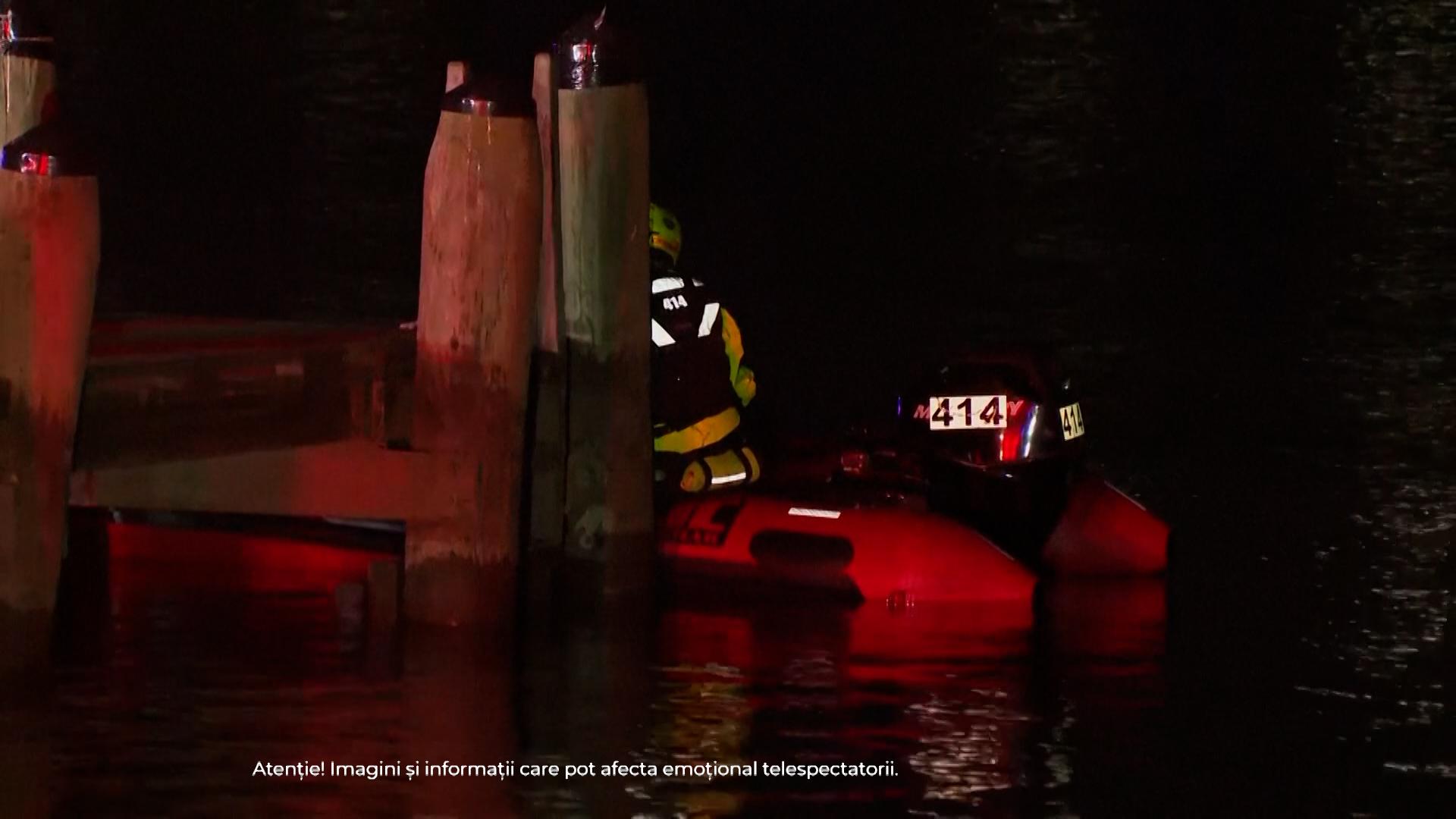 Momentul cand cele doua aeronave se ciocnesc