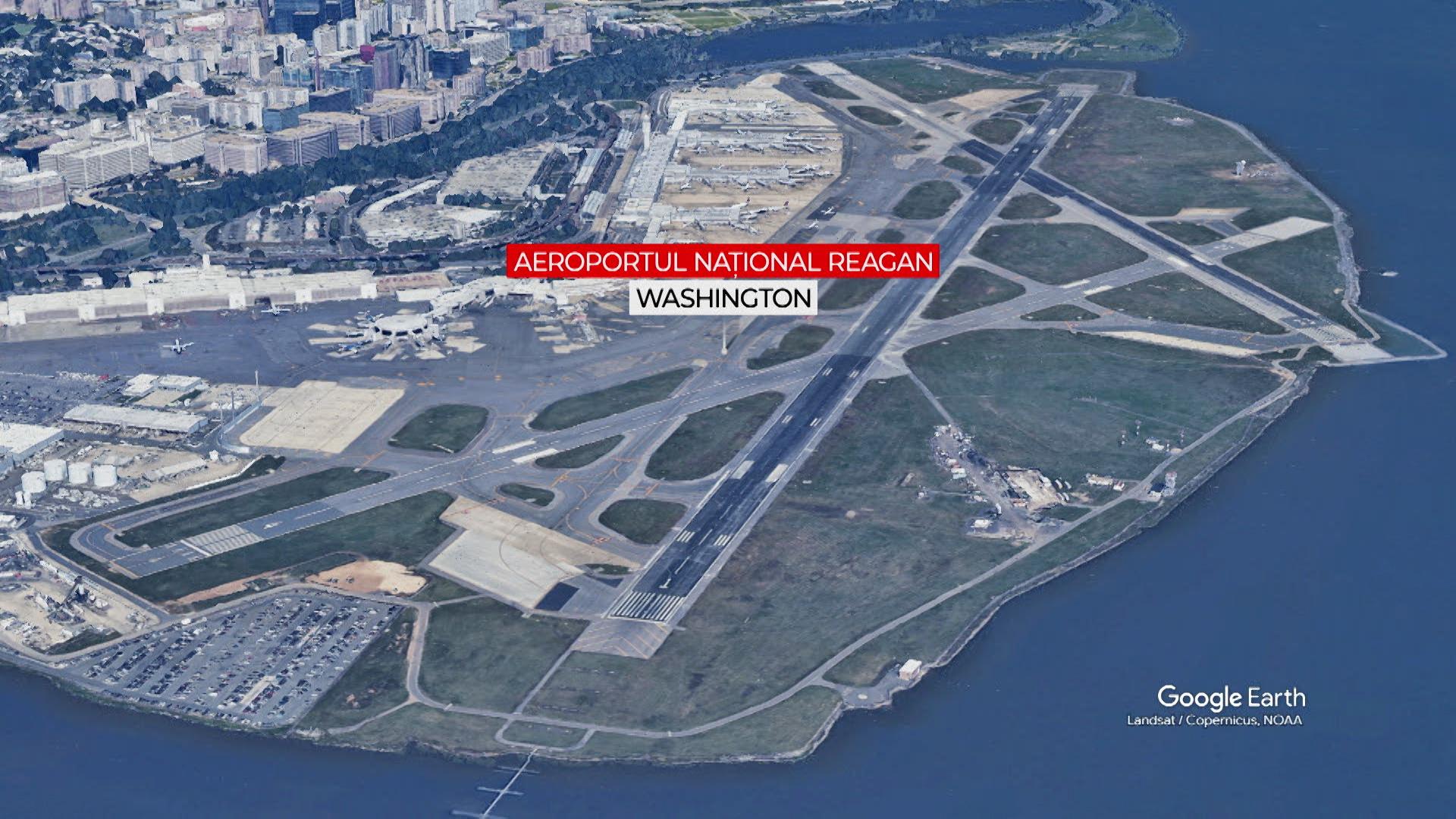 Momentul cand cele doua aeronave se ciocnesc