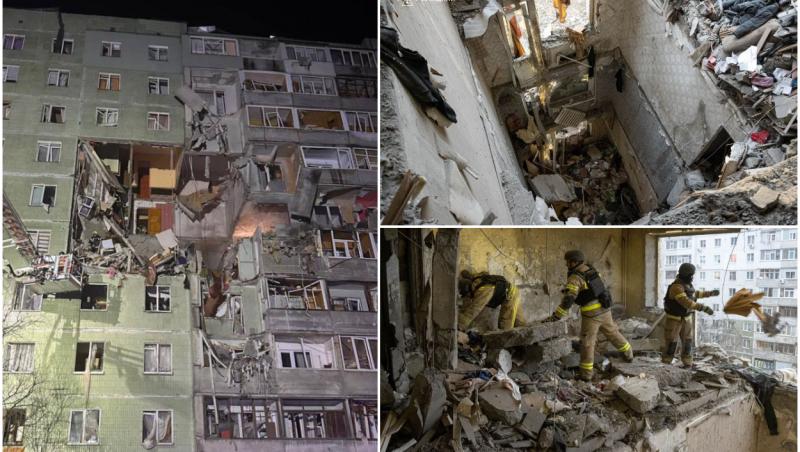 Rusia a lovit cu o dronă Shahed un bloc de apartamente din Sumî, Ucraina. 9 oameni au fost ucişi, iar 13 răniţi, între care un copil de 7 ani