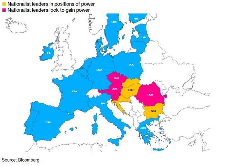 Putin câștigă aliați în Europa într-un moment nefavorabil pentru Ucraina: România, pe harta roşie. Analiză Bloomberg Putin câștigă aliați în Europa într-un moment nefavorabil pentru Ucraina: România, pe harta roşie. Analiză Bloomberg