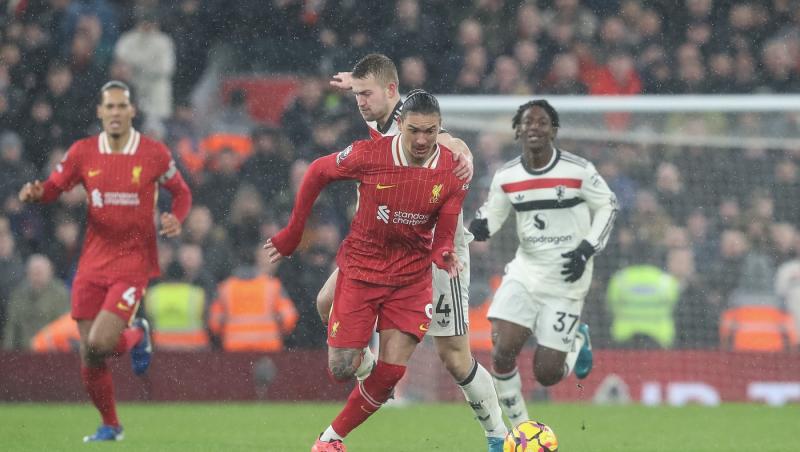 Liverpool - Manchester United 2-2. Patru goluri şi răsturnări de scor în derby-ul din Premier League