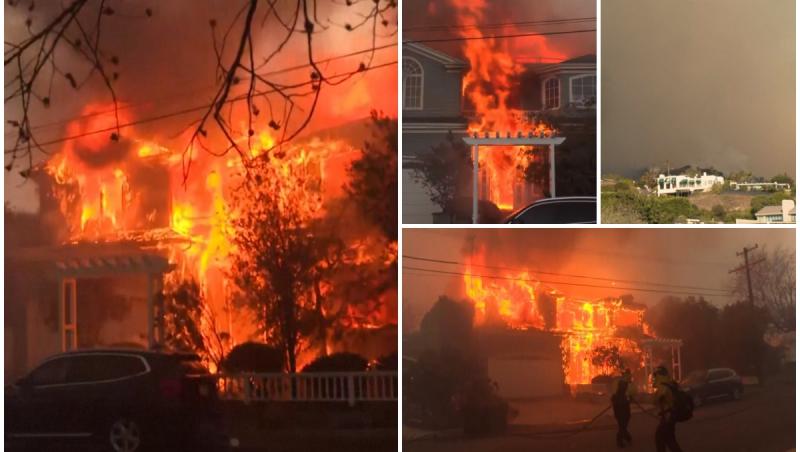 Stare de urgenţă în Los Angeles, după un incendiu de vegetaţie de proporţii. 30.000 de oameni au fost evacuați