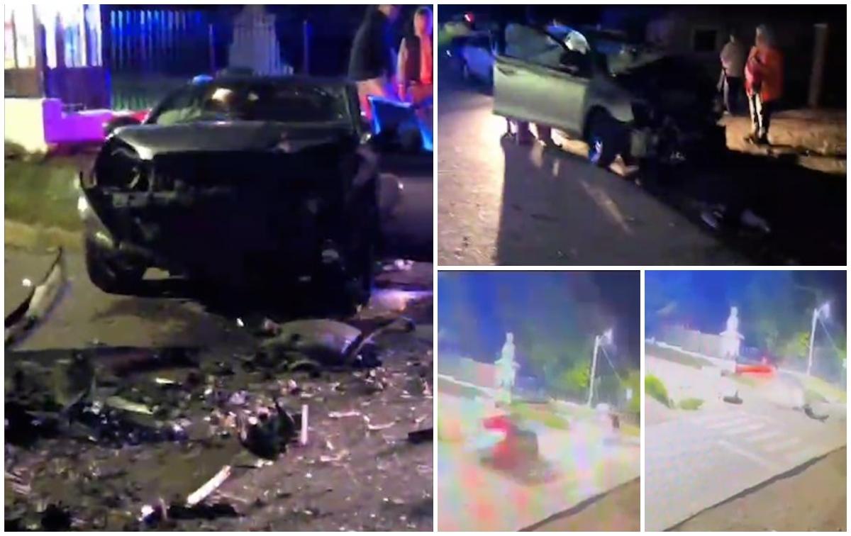 Un șofer băut din Iași a intrat cu viteză într-o mașină unde se aflau o mamă și cei 4 copii: 7 persoane rănite