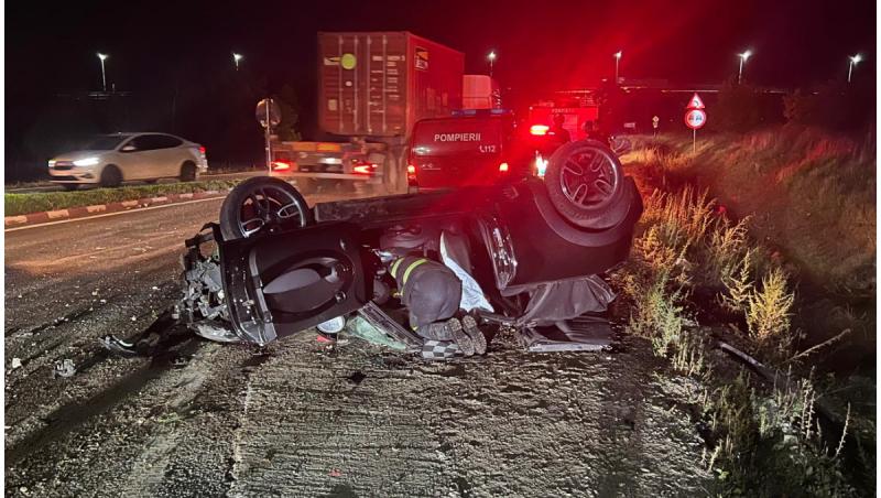 Accident grav la intrarea în Tecuci